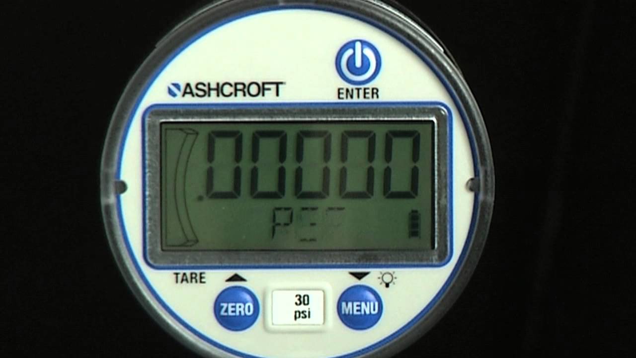 Ashcroft DG25 Field Recalibration Instructions 10/14