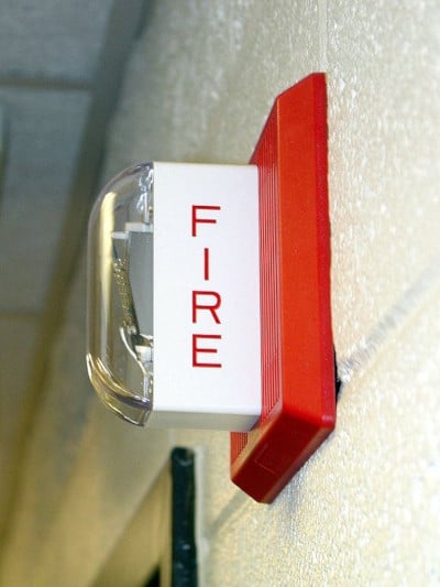 Fire alarm horn