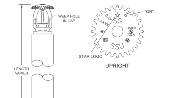 Star fire sprinkler diagram