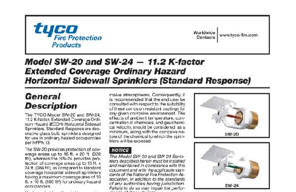 Tyco Data Sheet Preview