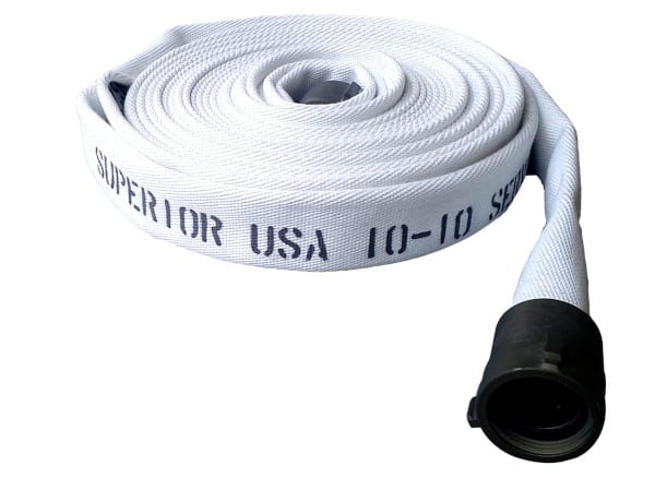 Single jacket fire hose