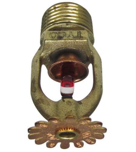 Tyco brass pendent fire sprinkler