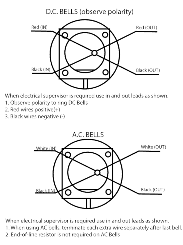 120v Fire Alarm Bell Wiring Diagram