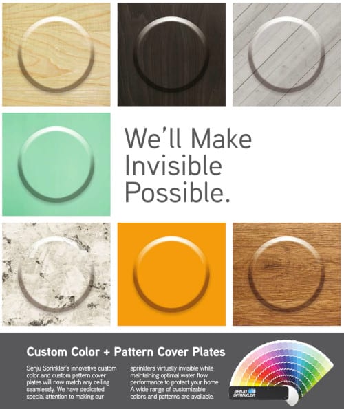 Selection of Senju custom cover plates