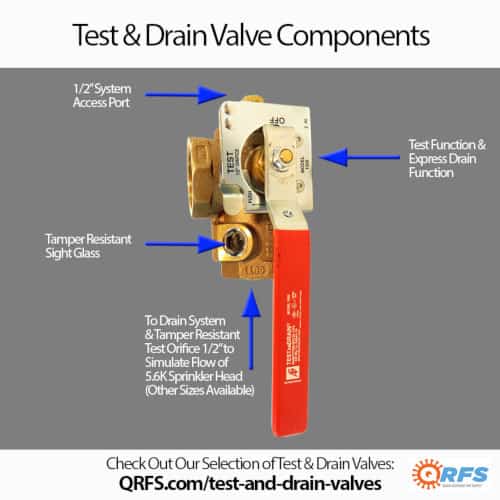 Test and Drain Valve Components