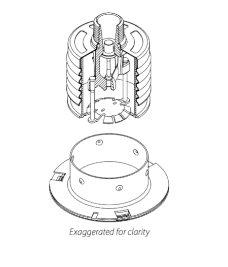 Concealed Fire Sprinkler Diagram