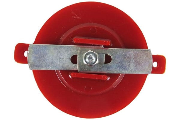 Red plug with adjustable metal bars