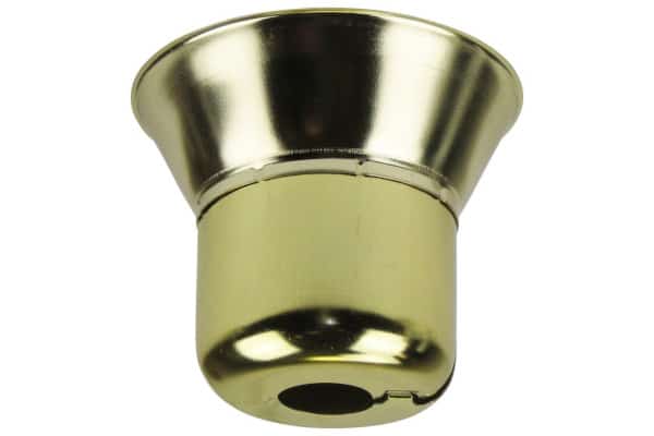 Brass retrofit fire sprinkler escutcheon