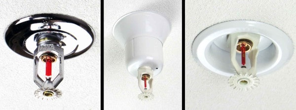 6 Pack 1/2" IPS Fire Sprinkler Head Recessed Escutcheon 2 pcs Cover Fire Safe 