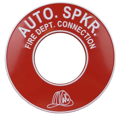 4” inner-diameter FDC escutcheon