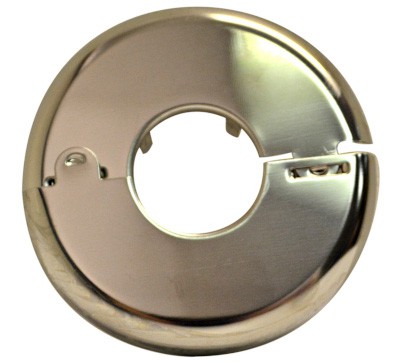 A flat, split-ring escutcheon.