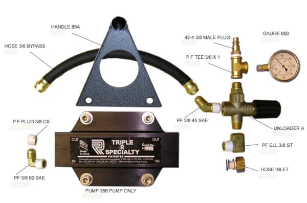 Tru-Test HT89A hydrostatic test pump parts