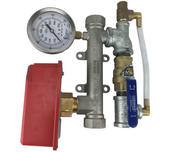 Residential fire sprinkler riser