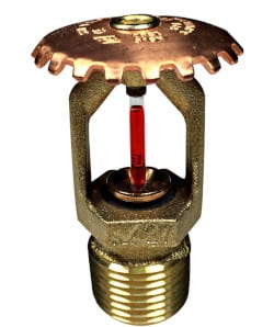 Upright sprinkler