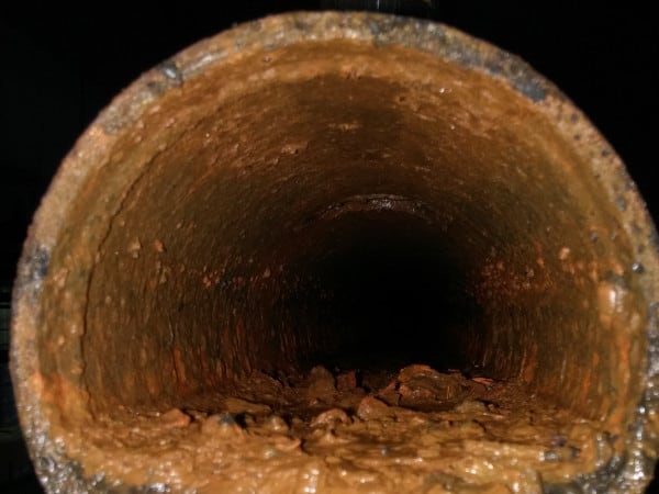 A corroded dry pipe fire sprinkler main can lead to malfunction