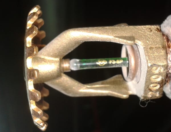 Fire sprinkler head bulb
