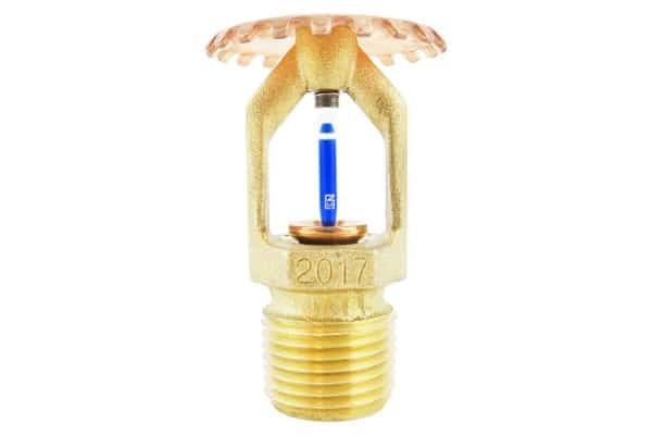 286 degree Fahrenheit fire sprinkler