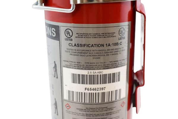 Fire extinguisher deals number