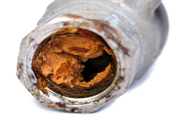 Corroded pipe