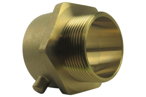 Brass swivel adapter