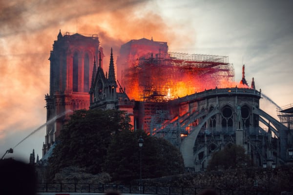 The fire at Notre-Dame Cathedral