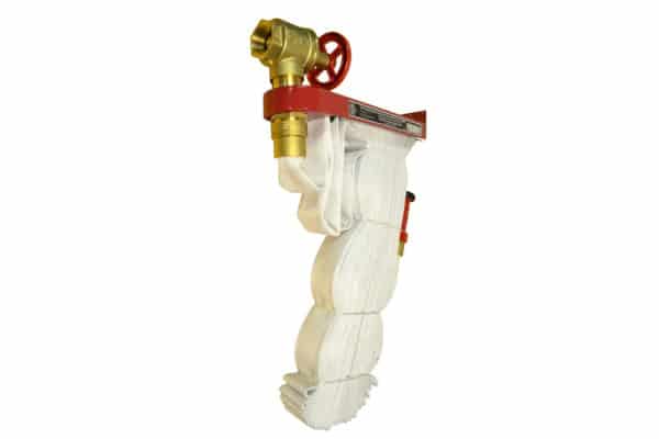 Pin-rack fire hose unit for standpipes