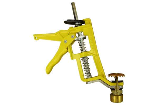 Shutgun closing off a fire sprinkler
