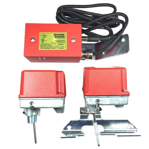Valve supervisory switch