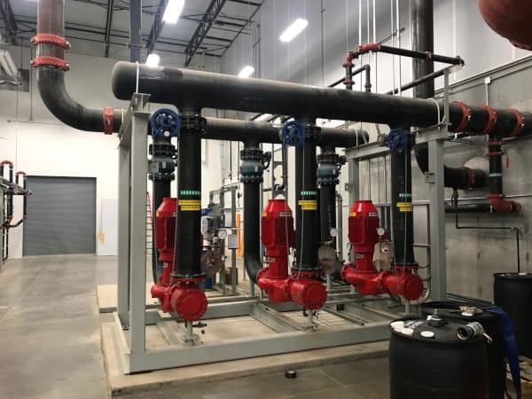 A grooved piping project