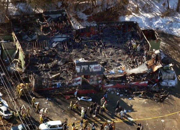 Aftermath of the Station Nightclub fire