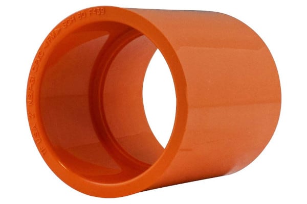 CPVC sprinkler pipe coupling