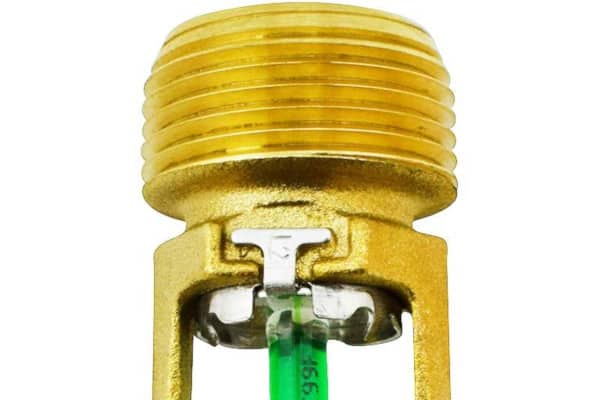 Viking, Quick Response Fire Sprinkler Head, 3/4, Pendent, Glass Bulb,  Brass, 18258