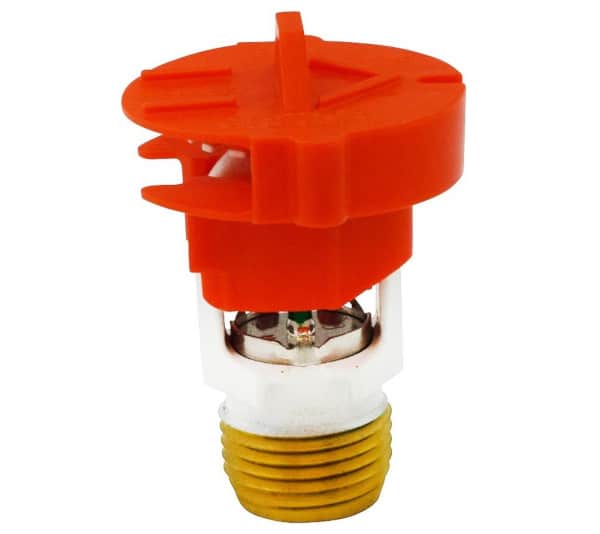 Viking, Fire Sprinkler Head, 1/2, Upright, Glass Bulb, Brass, 12986