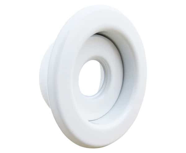 A white white V27 Victaulic escutcheon