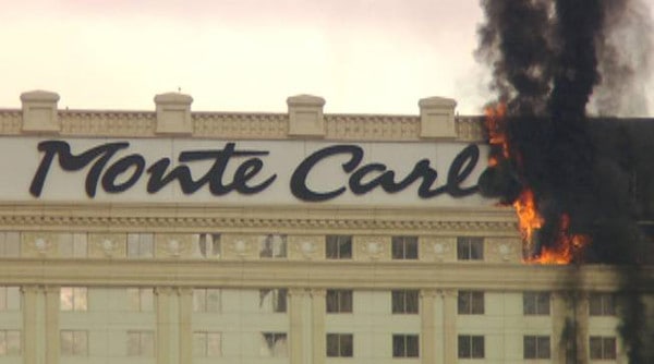 Monte Carlo fire in Las Vegas