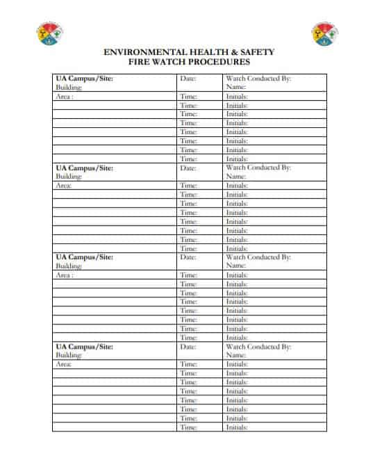 Fire Watch Procedures When And How Its Required 4942