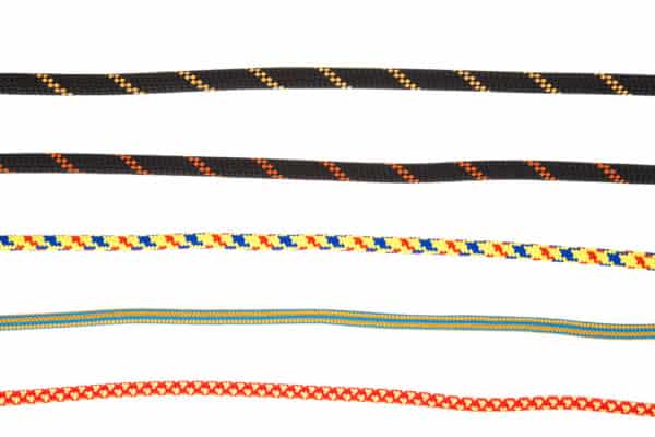 Different-colored rope