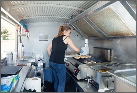 Food truck fryers