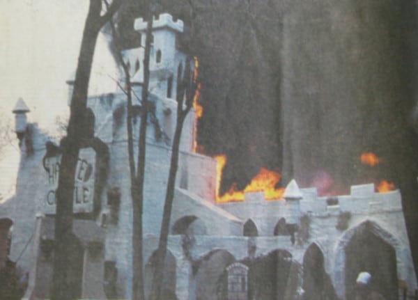 Haunted Castle fire