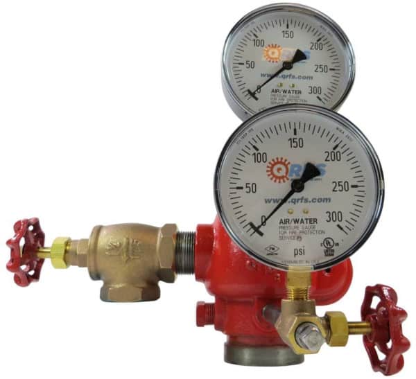 Sprinkler check valve installation shotgun valve