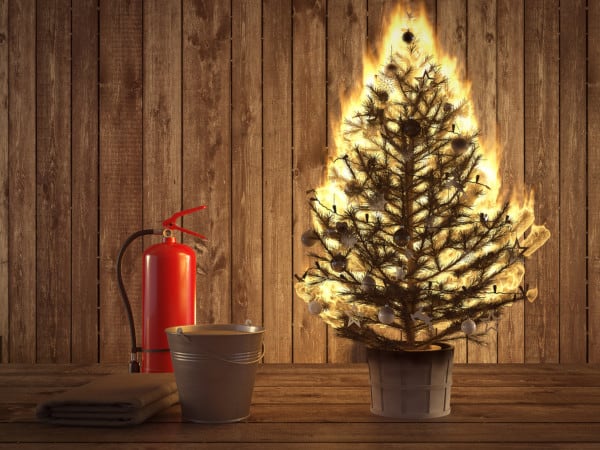 Christmas tree fires