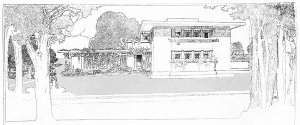 Frank Lloyd Wright's fireproof house