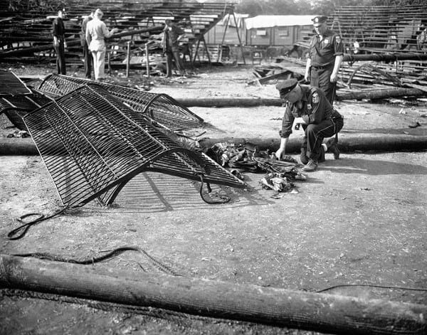 Aftermath of the Hartford circus fire