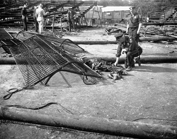 Aftermath of the Hartford circus fire