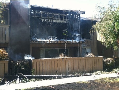 Hayward CA apartment fire