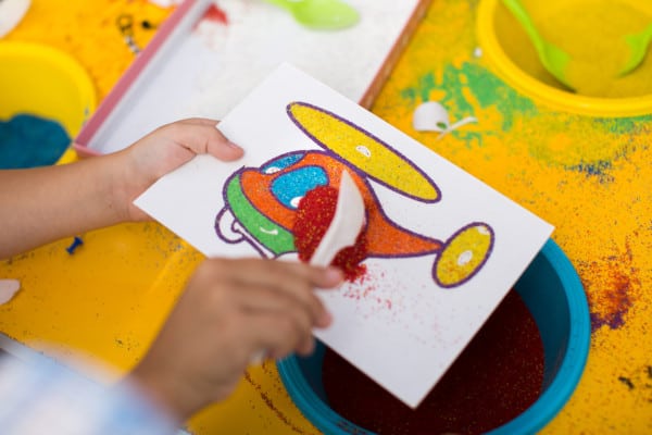 Kids' artwork and daycare fire codes