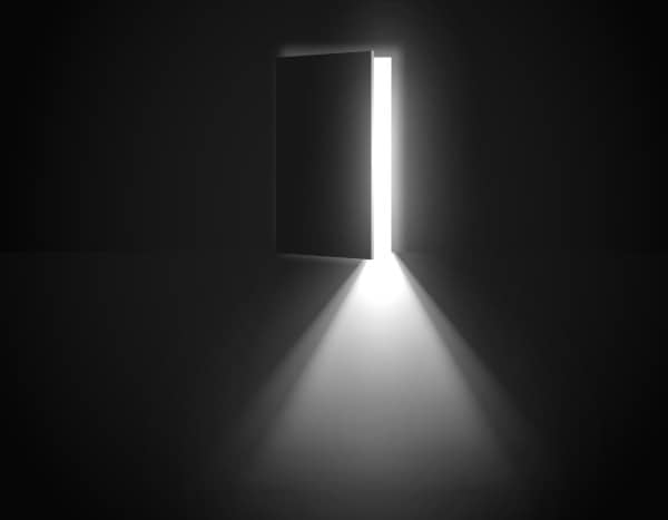 Opening door