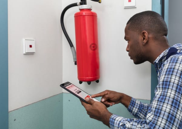 Fire extinguisher inspection software
