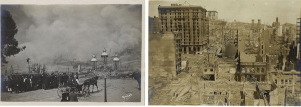 Historic Photos of Fires Caused by Earthquakes