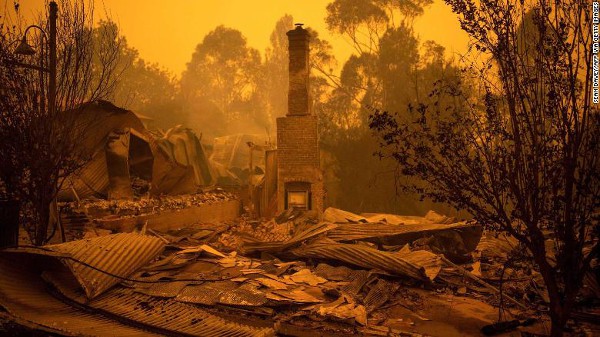 Picture of Burned Home in Australia